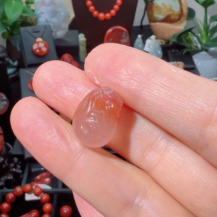 南红玛瑙未镶嵌吊坠(不含链)
