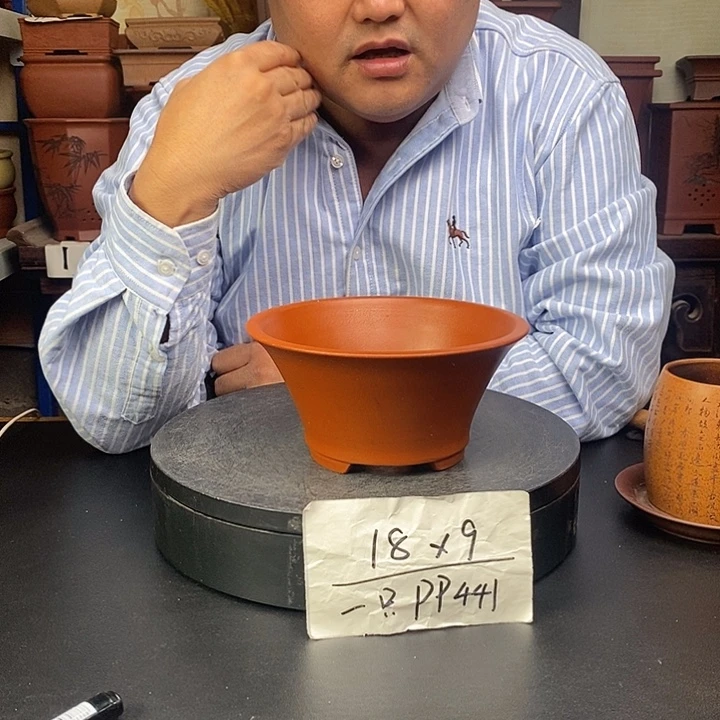 紫砂花盆货号一只PP441