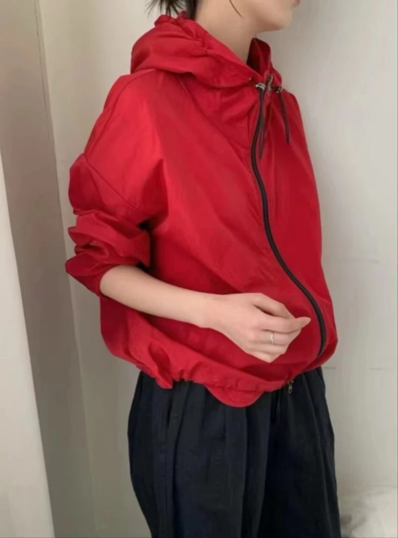 薄款防晒衣百搭女连帽开衫休闲长袖春夏季上衣