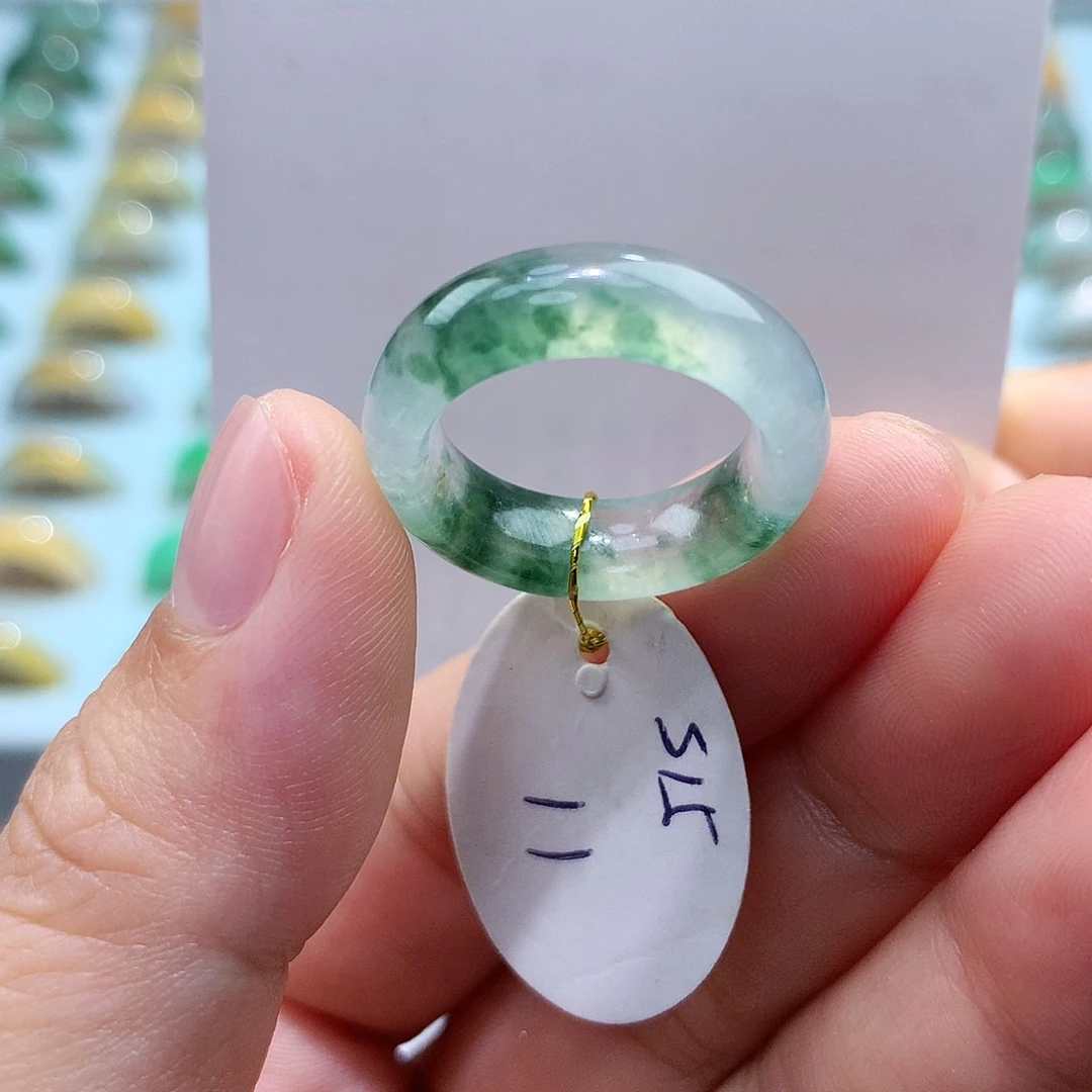 未镶嵌戒指翡翠11圈