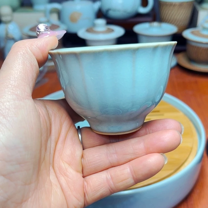 【闪购商品】依*晴汝州单壶天青单壶