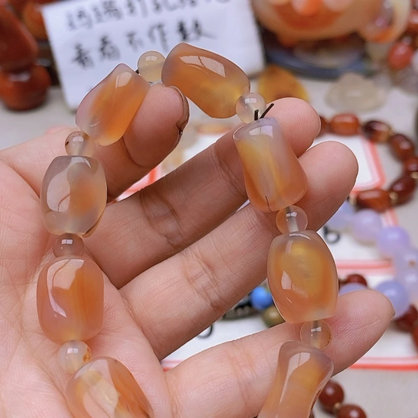【闪购商品】未镶嵌玛瑙/玉髓珠宝半成品棉*糖
