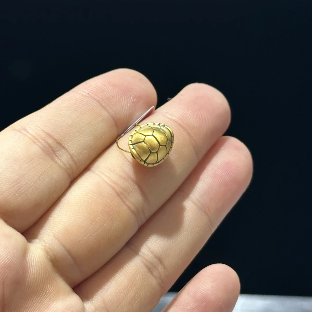 足金999 精品 黑金富甲通孔 0.833
