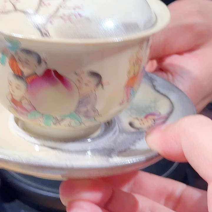 s*景德镇陶瓷艺术精品三才