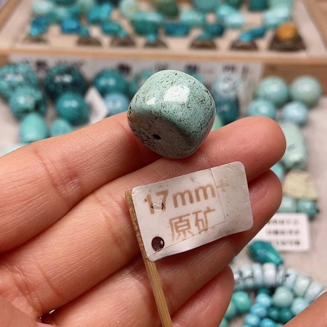 未镶嵌绿松石珠宝半成品