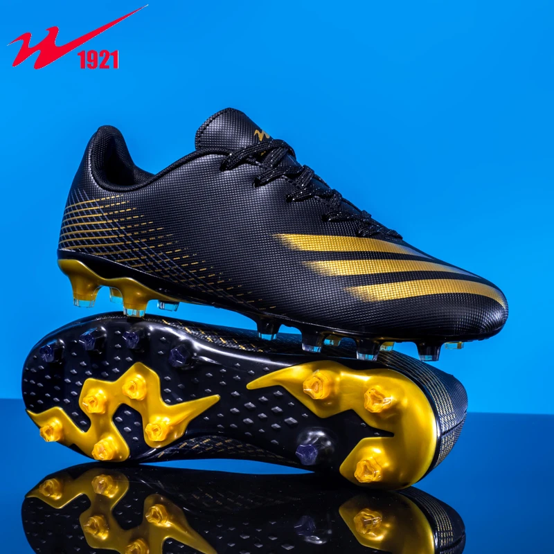 双星儿童足球鞋长钉碎钉男女中小学生防滑比赛训练鞋人草足球鞋男