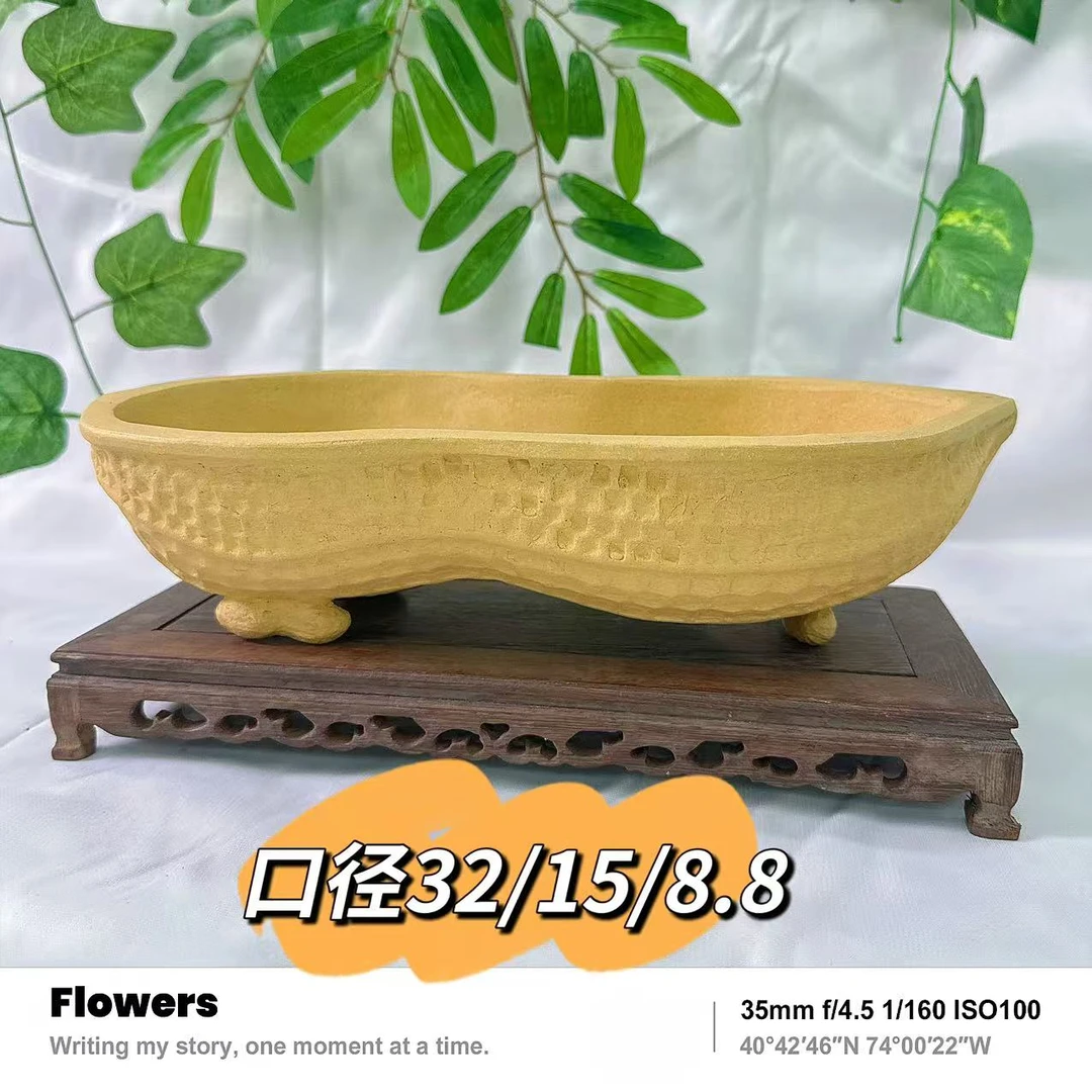 原矿段泥国家级工艺师许增生老爷子全手工制作花生器