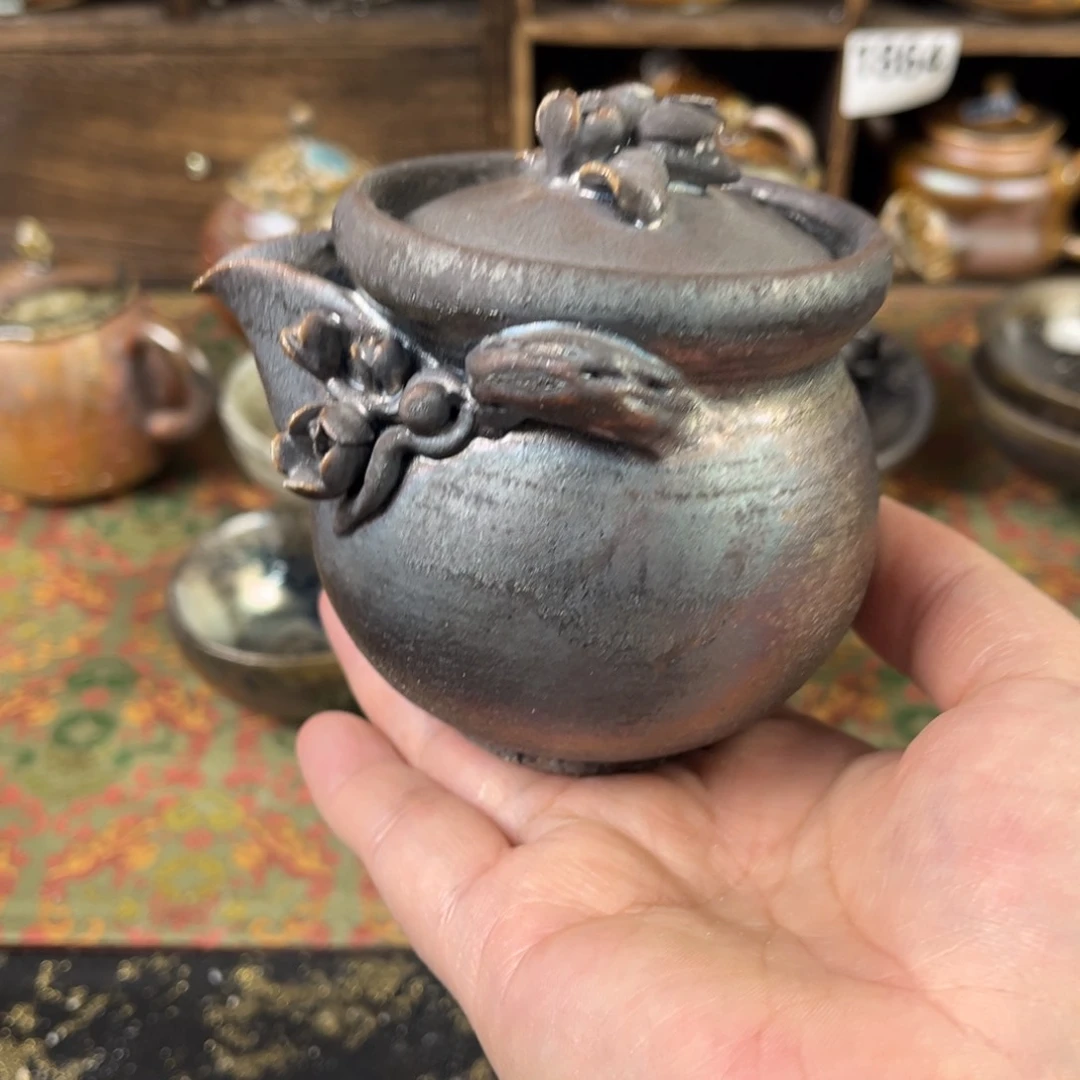 摆件柴烧茶器主人宝瓶