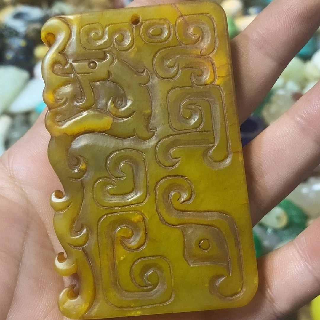 和田玉（糖玉）未镶嵌挂件