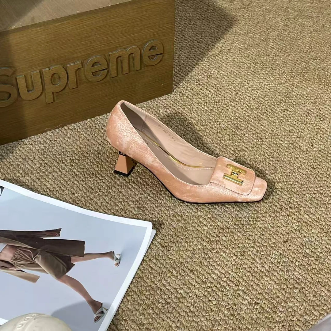 DJ时尚单鞋-A2937粉色