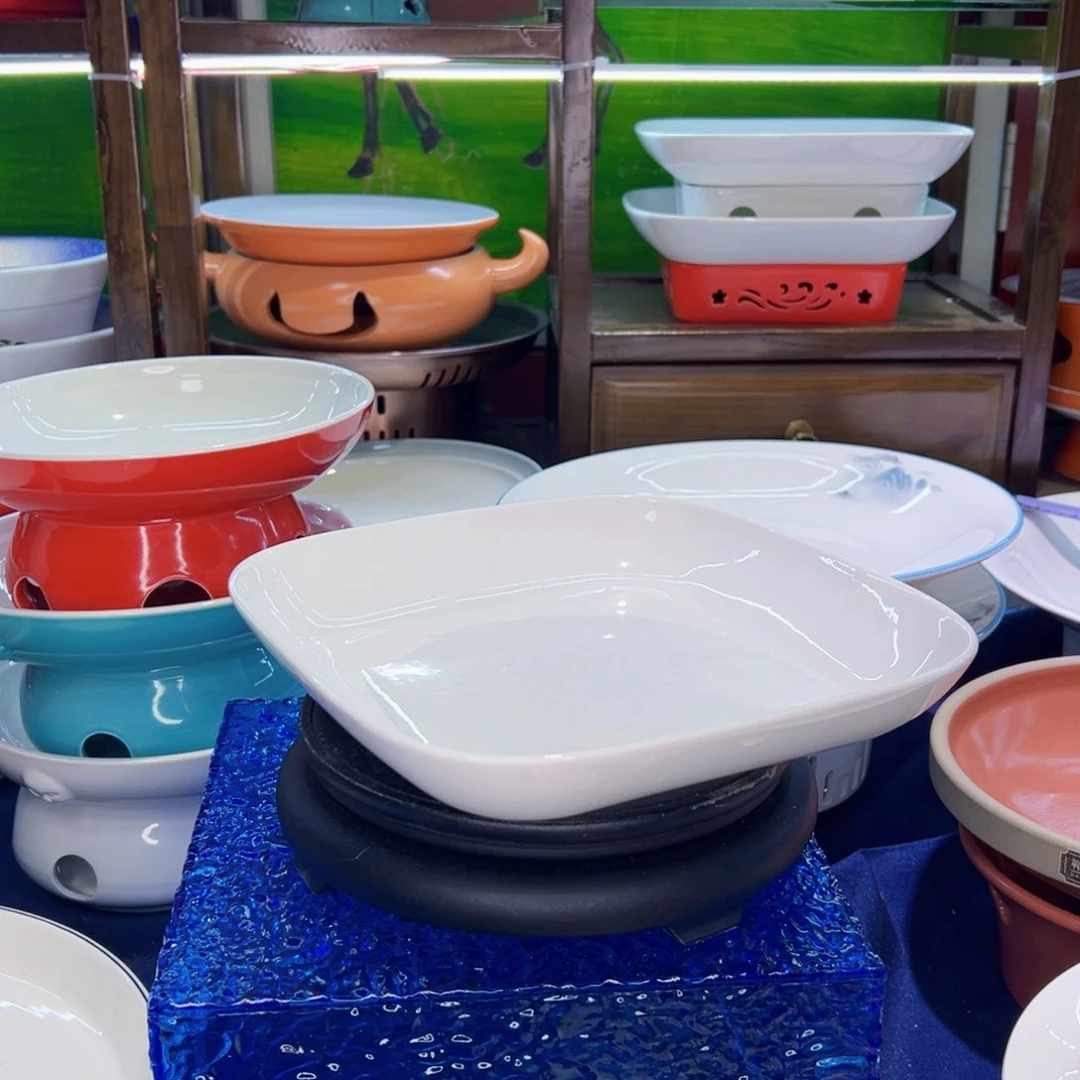 白瓷木*27.5厘米10.75英寸方盘