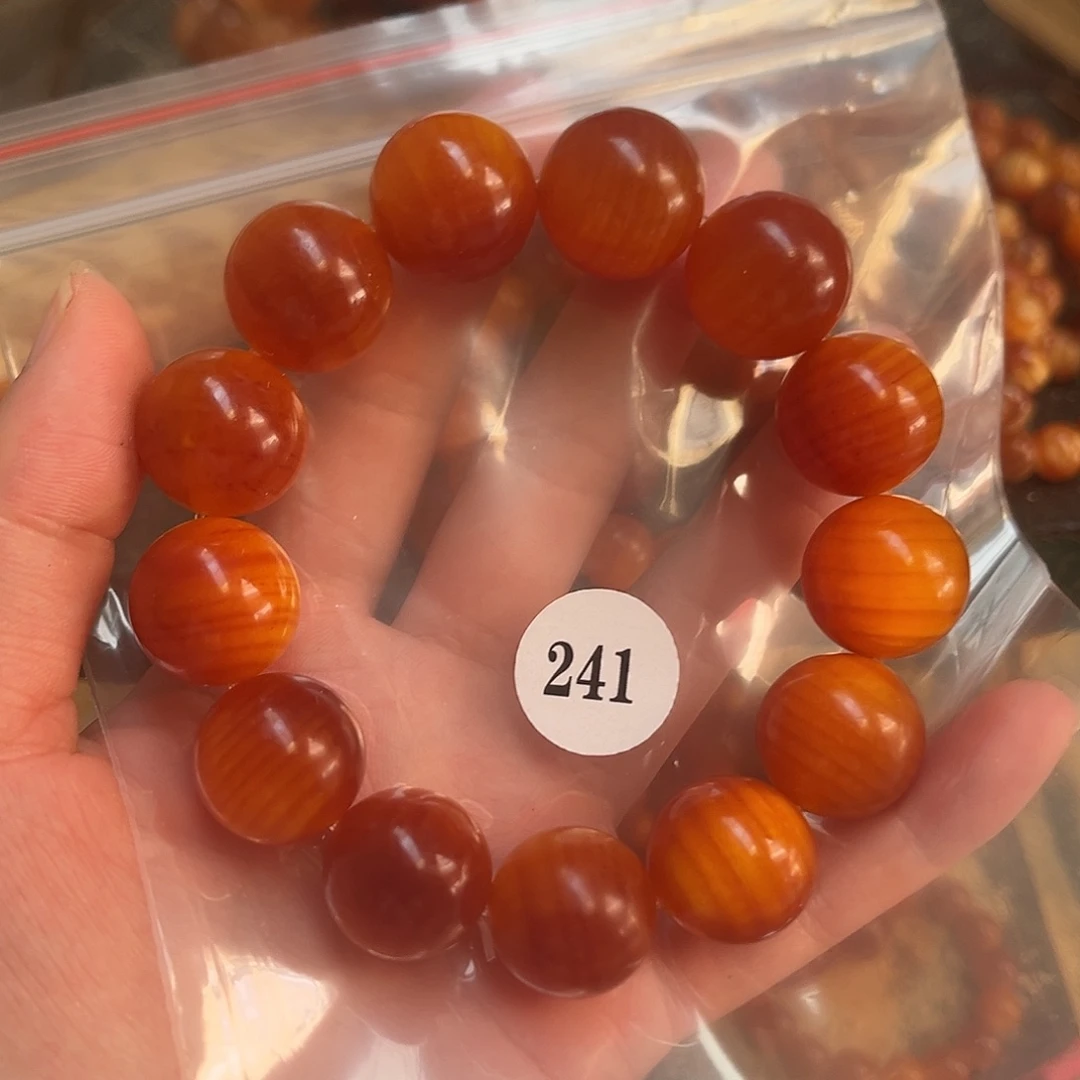 松木（琥珀木）手串/手链241包浆1.9