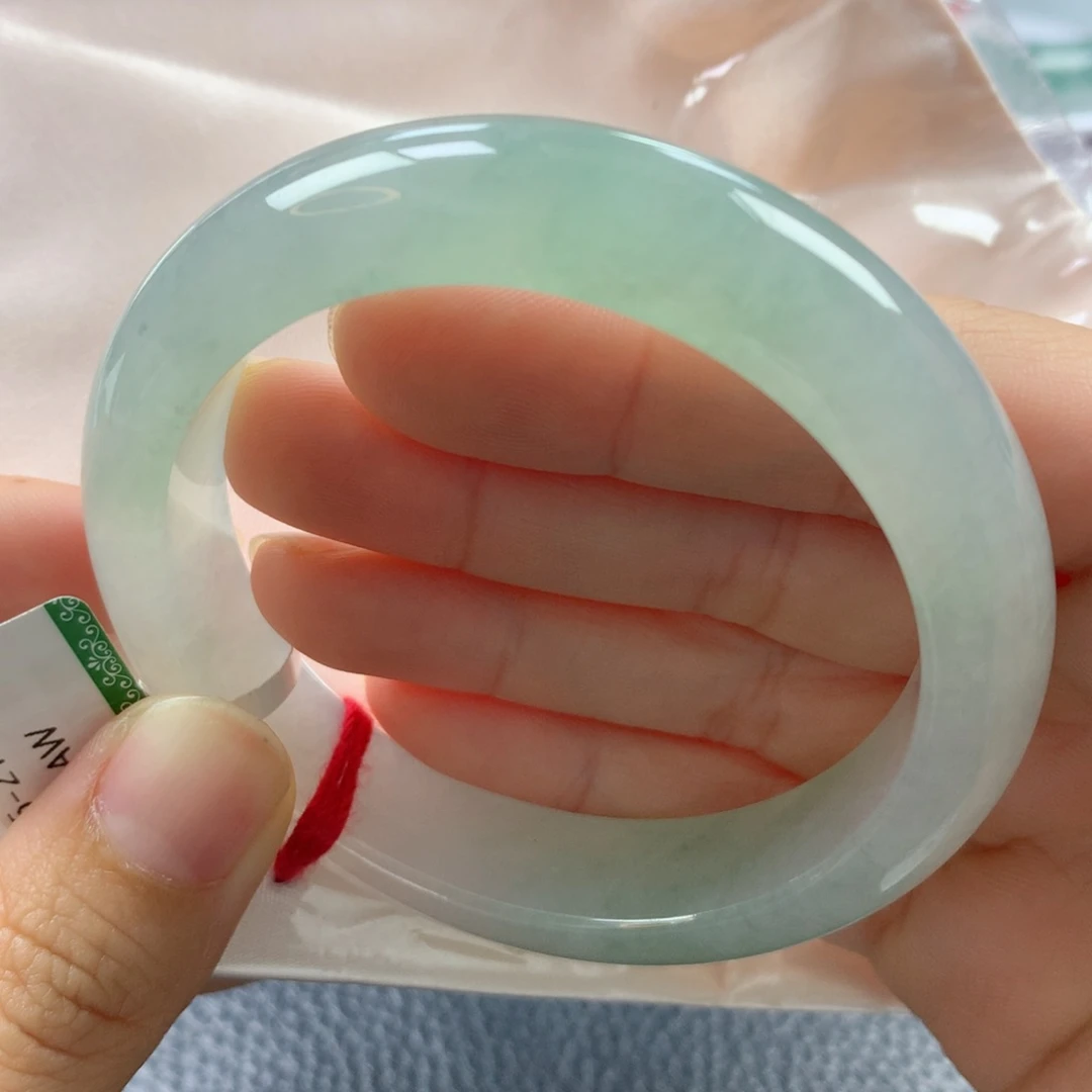 未镶嵌手镯翡翠缅甸天然翡翠A货55正