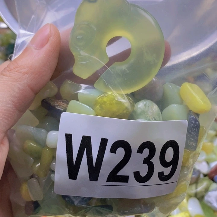 未镶嵌岫玉鱼缸石