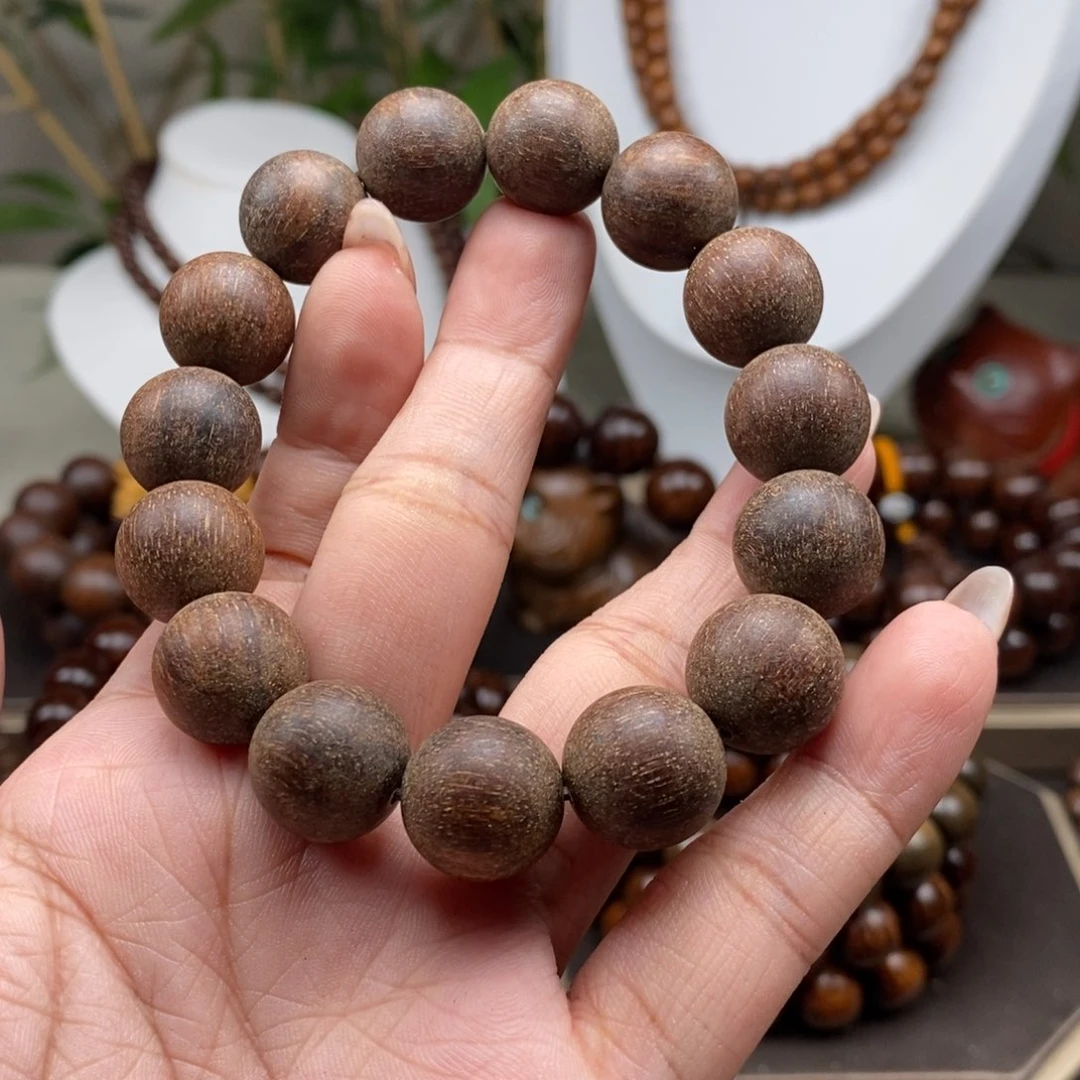 贡木手串/手链贡木1.5红冰果冻粗抛