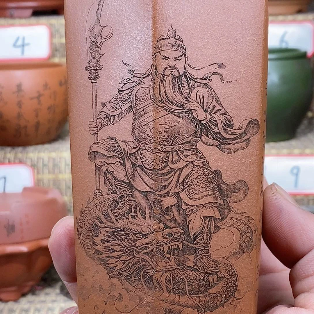 紫砂花盆我在等他