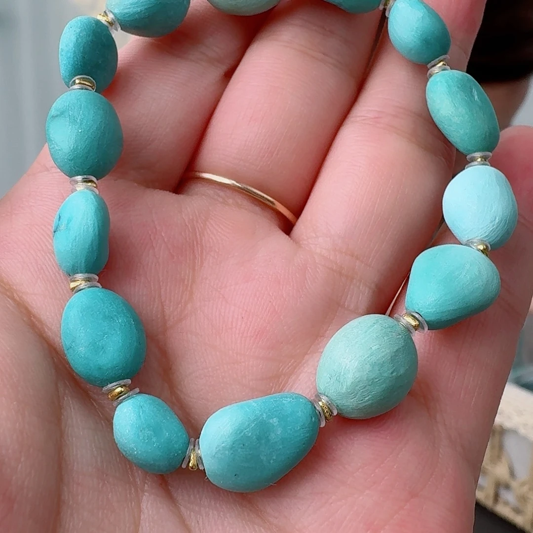 未镶嵌绿松石珠宝奇石