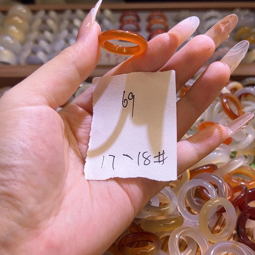 未镶嵌戒指玛瑙/玉髓