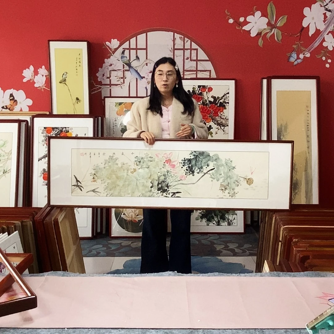 国画手写手绘47✖️162国画作品