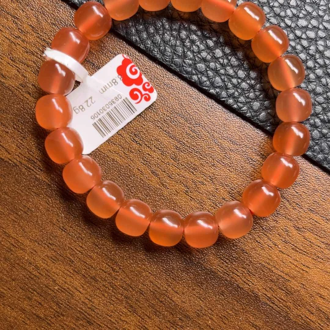 南红玛瑙未镶嵌颈饰秋**๑