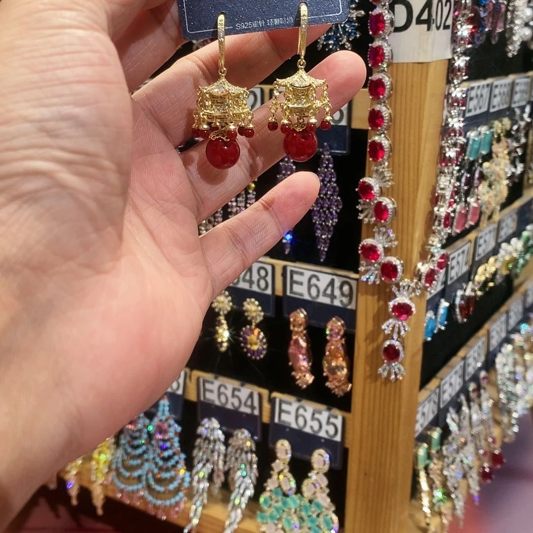 【闪购商品】纯铜925银锆石小*