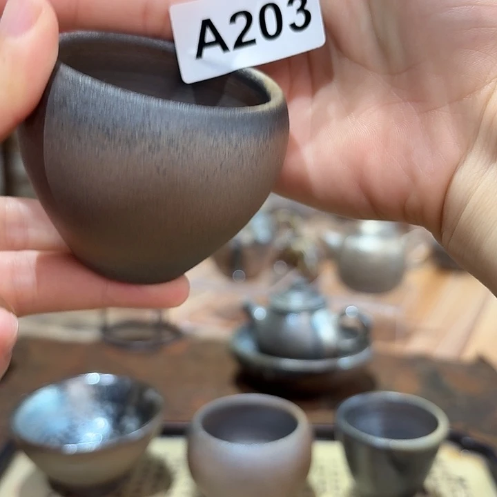 坭兴陶柴烧全手工原矿泥料杯