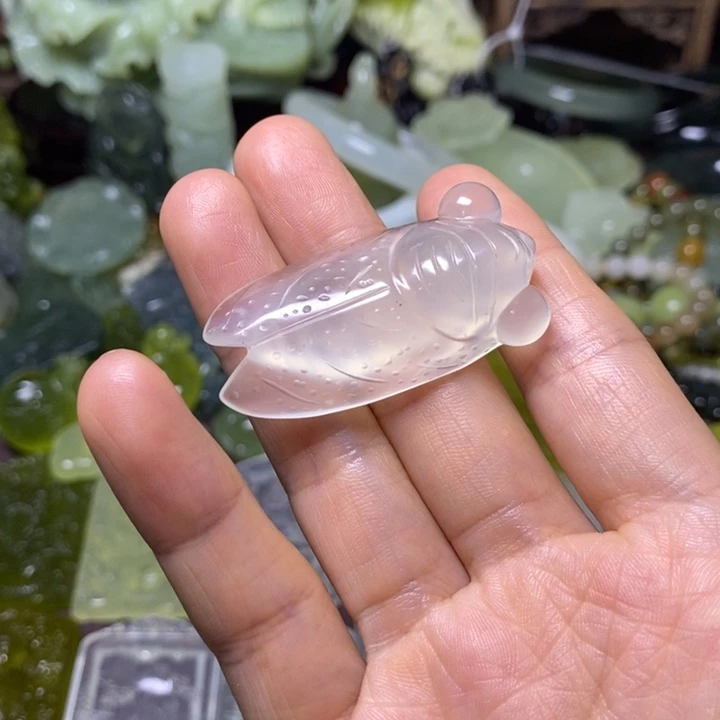 岫玉未镶嵌岫玉颈饰
