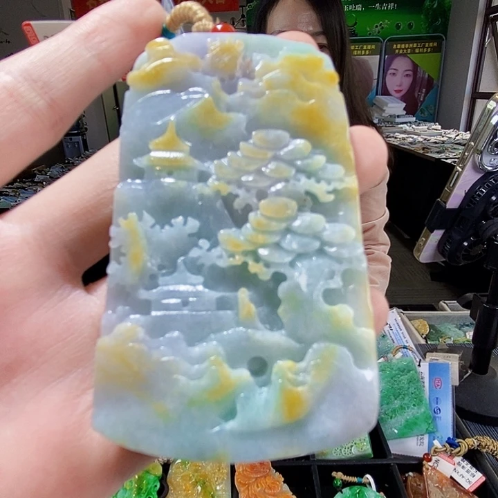 颈饰未镶嵌翡翠翡翠