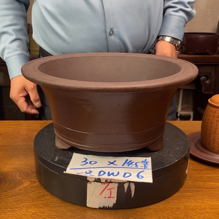 紫砂花盆货号一只DW06