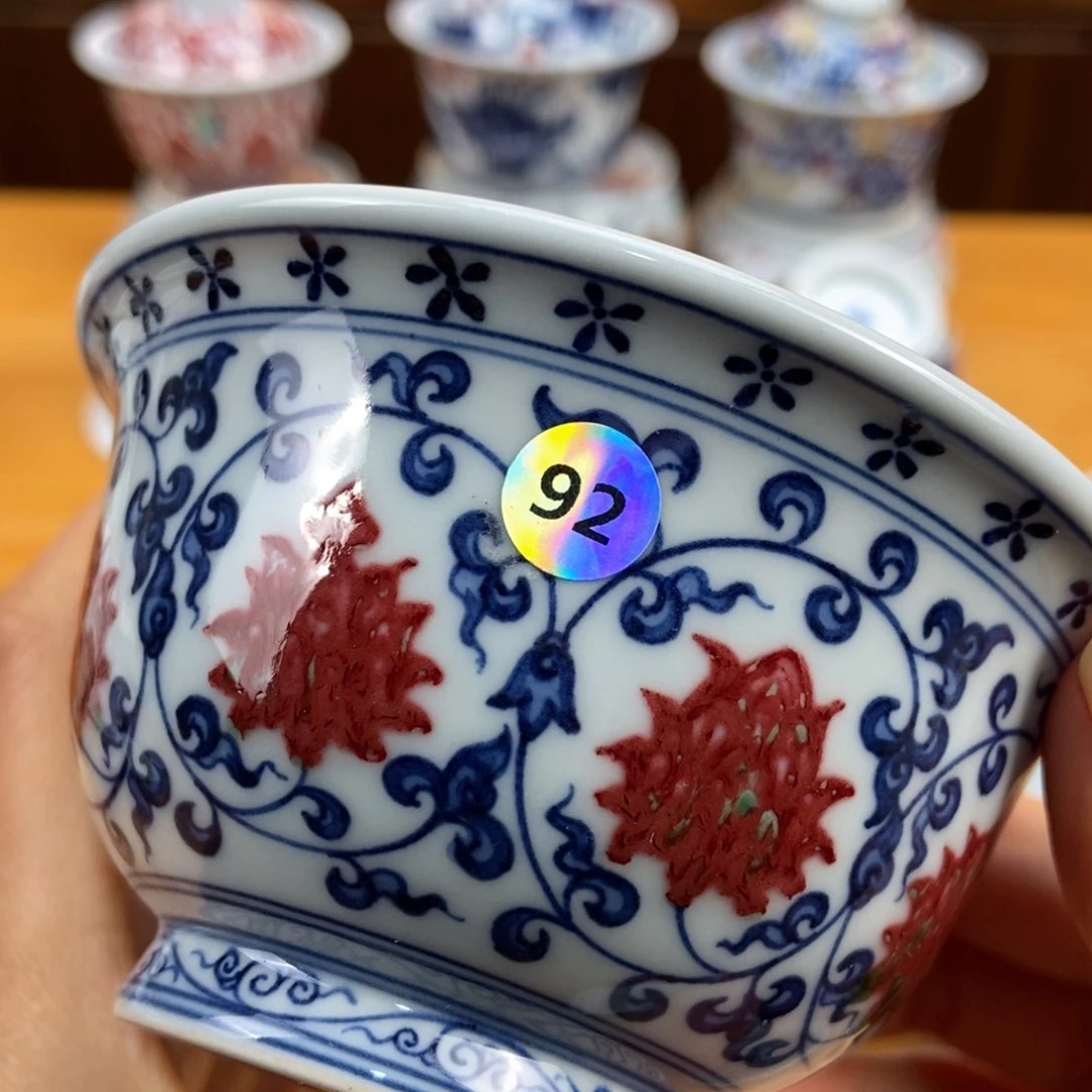 手绘现代茶具非古董