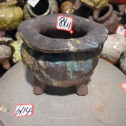 粗陶花盆制作就这样了，现在