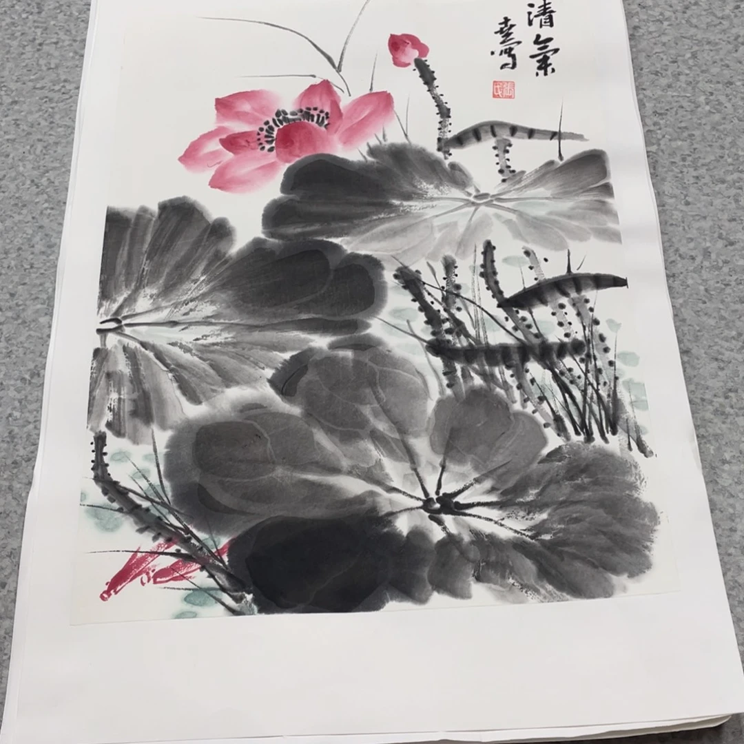 国画1.4平尺国画作品