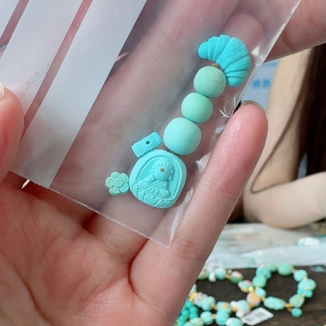 未镶嵌绿松石珠宝奇石