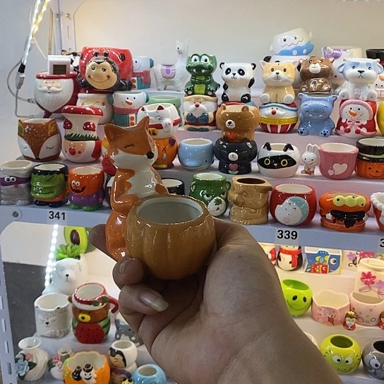 摆件嘿*～陶瓷微瑕摆件