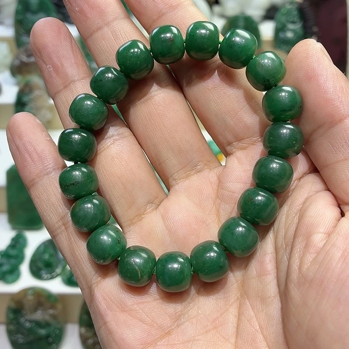 独山玉未镶嵌手串卡11.2