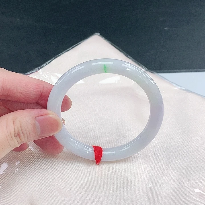 翡翠未镶嵌手镯圈56。04162