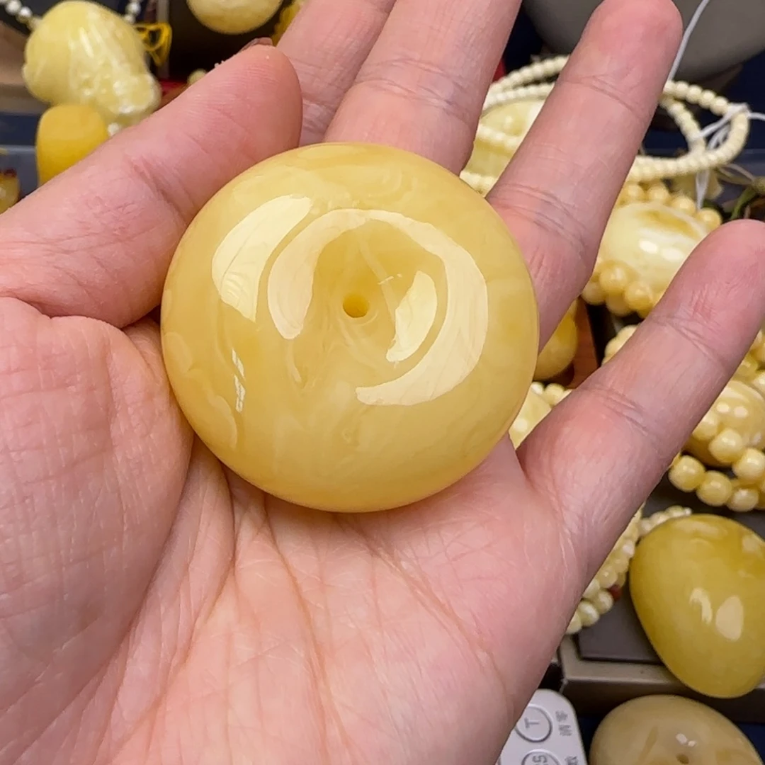 蜜蜡颈饰未镶嵌天然蜜蜡