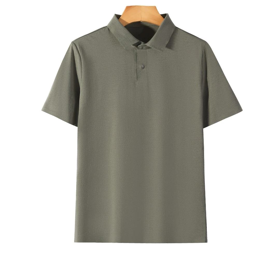 【茑家同款】轻量化凉感立体透气户外休闲男士无痕POLO衫翻领短袖