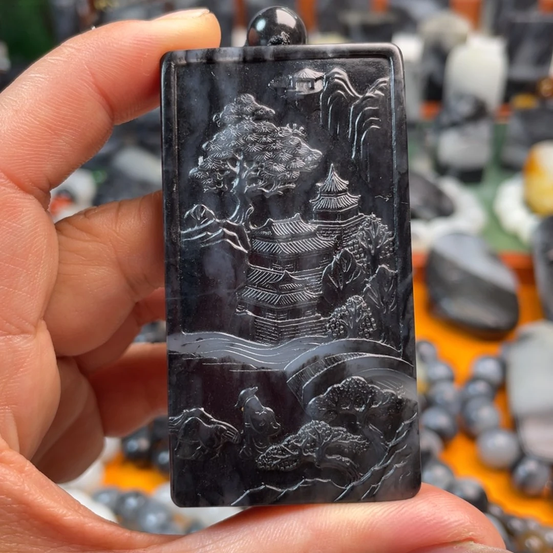 和田玉颈饰未镶嵌