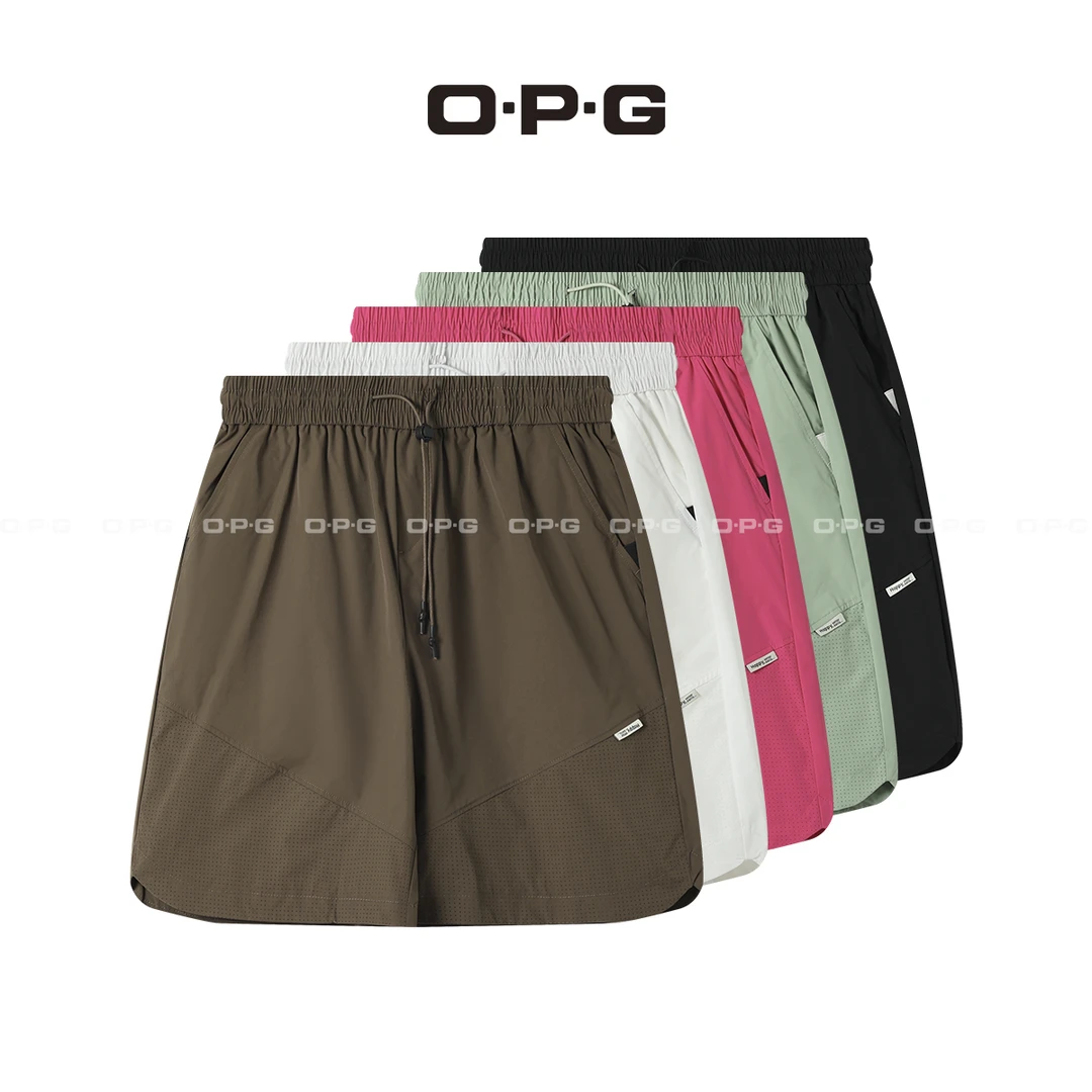 遥发服装【激光冲孔速干运动短裤】夏季新款情侣时尚百搭短裤804