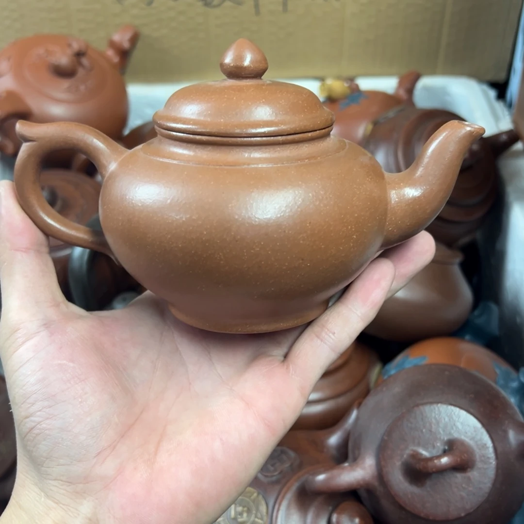 茶壶紫砂宜兴原矿紫砂壶380毫升容量