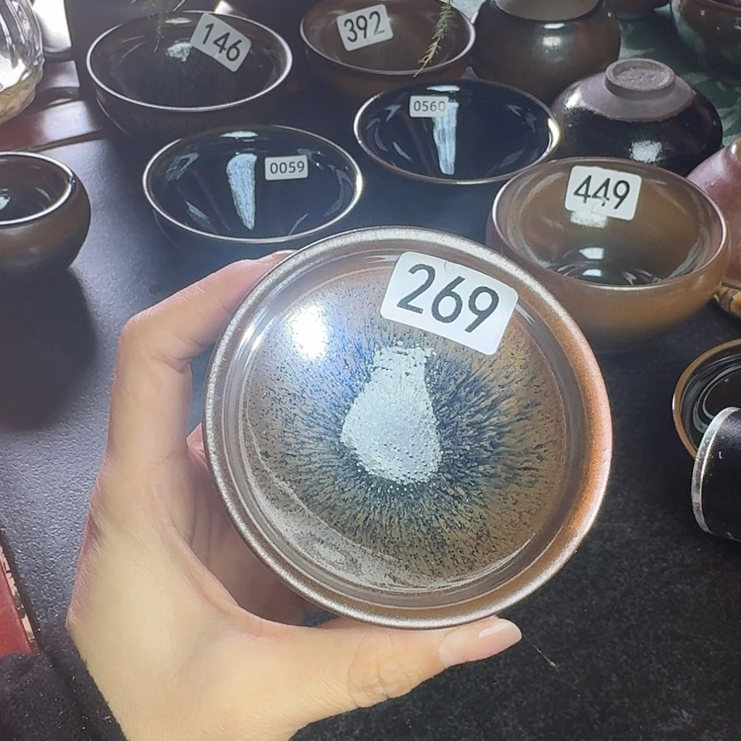 茶盏269 柴烧手工主人杯