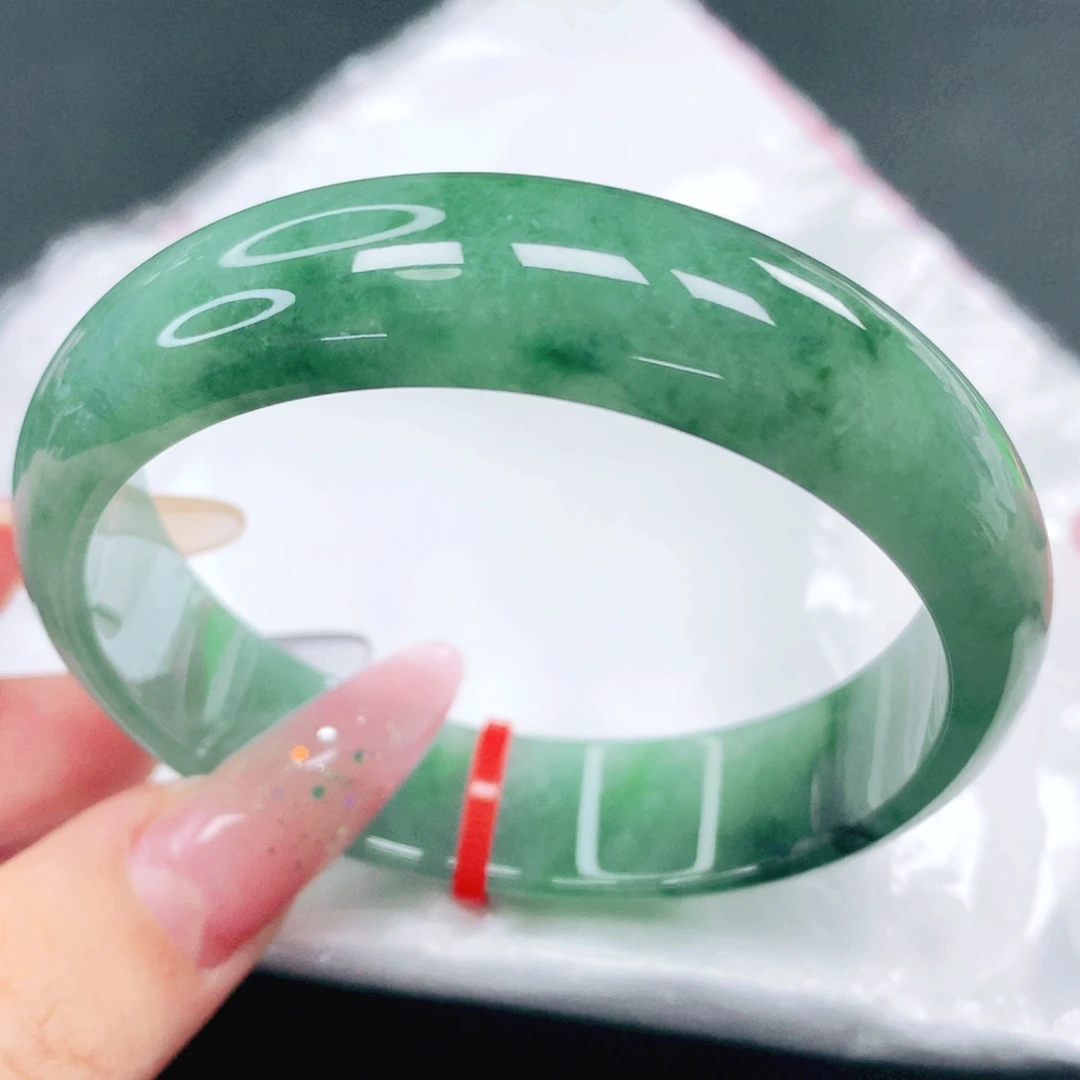 翡翠未镶嵌手镯56