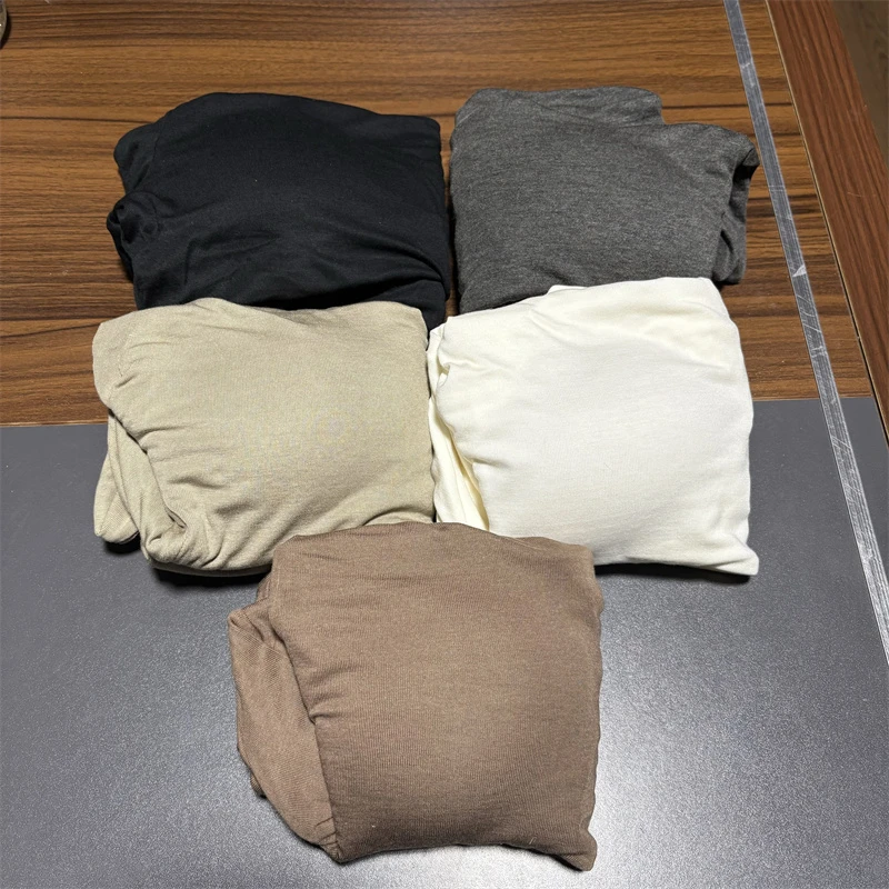 带胸垫羊毛卷 女春秋打底长袖衫