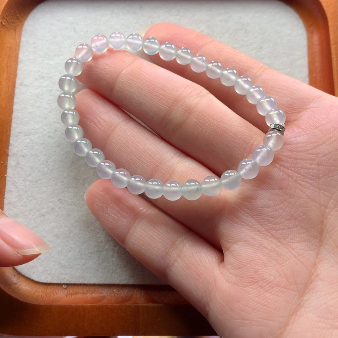 翡翠未镶嵌手链5mm