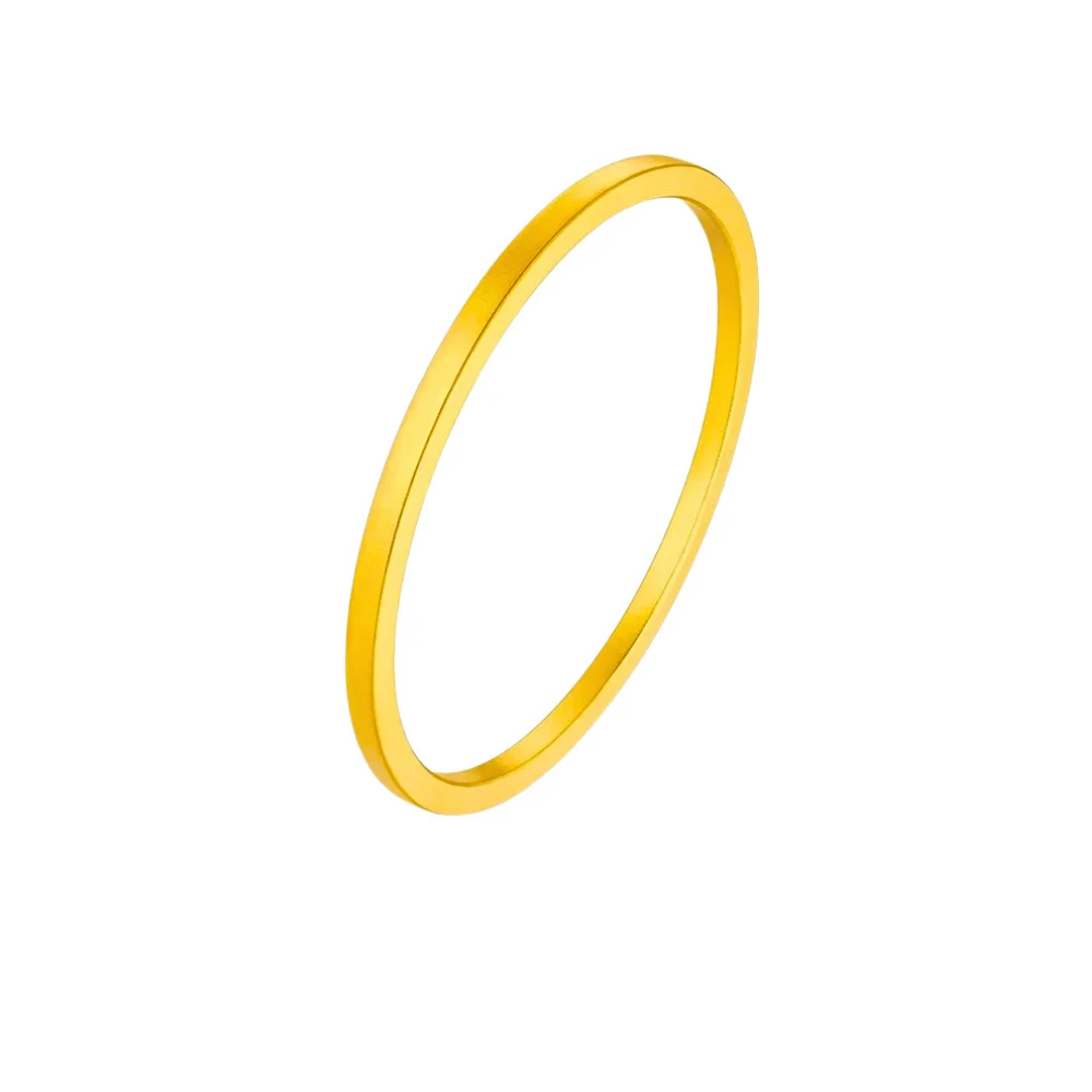 足银手镯 【甄选】足银镀24k金古法方块手镯