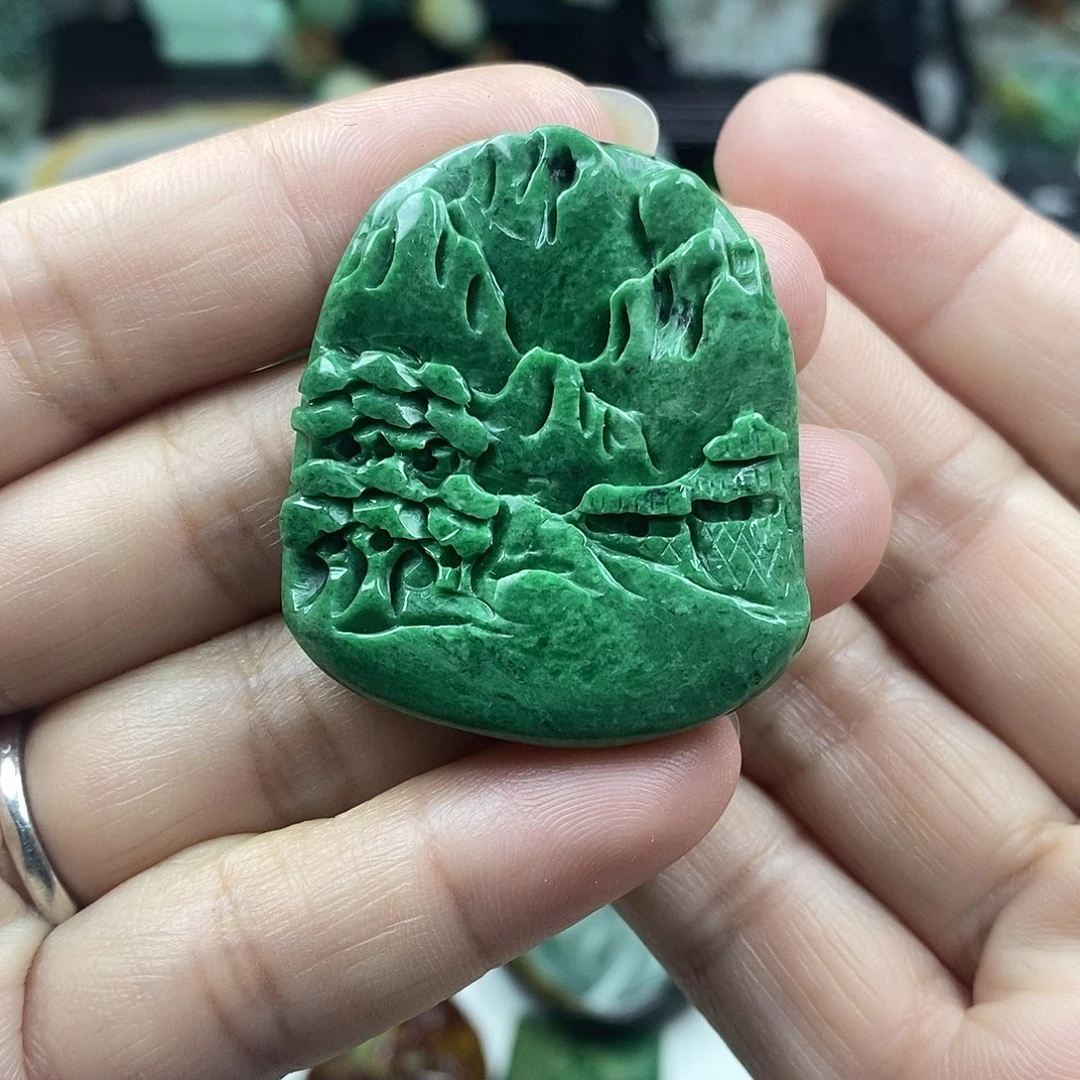 颈饰未镶嵌翡翠牌子