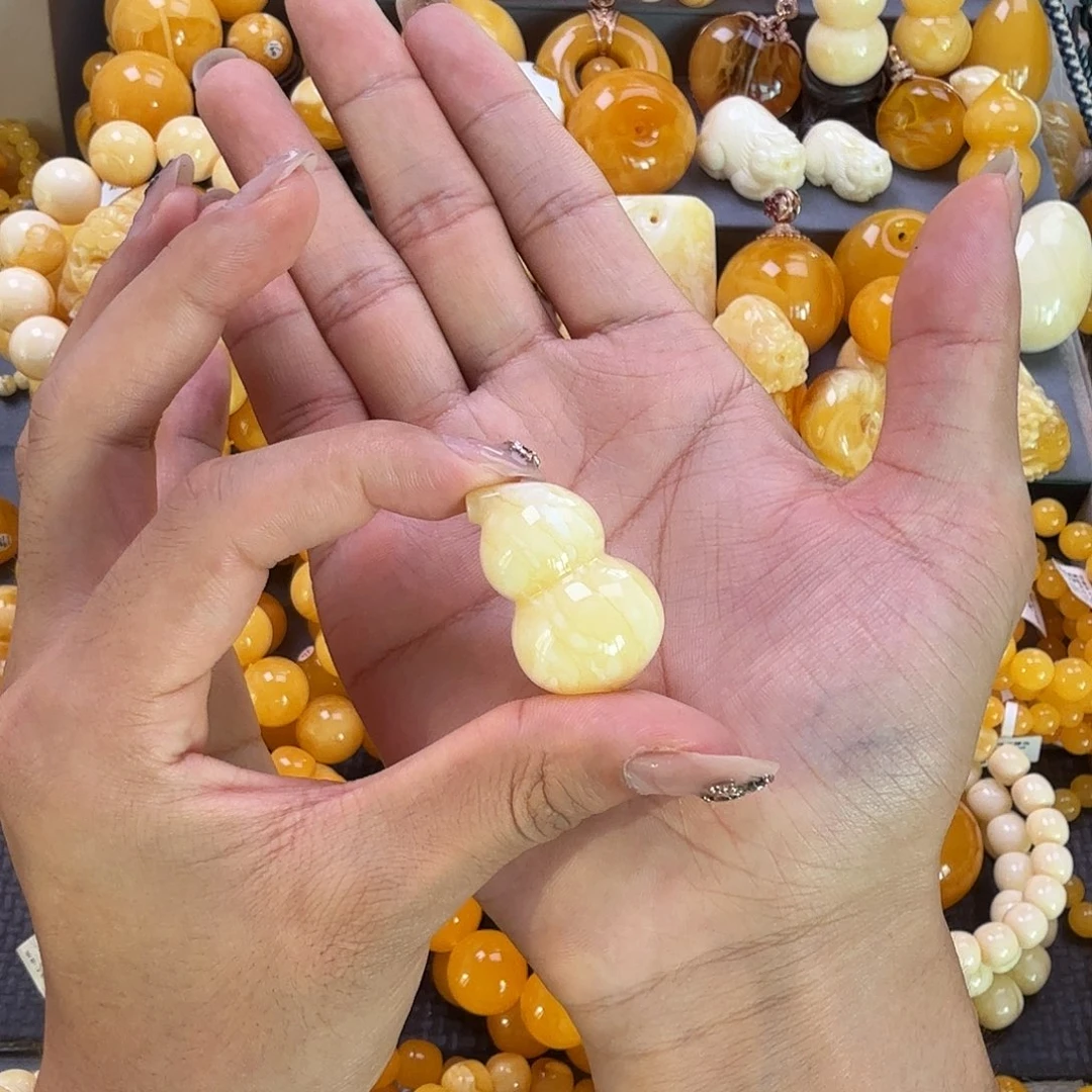 未镶嵌蜜蜡珠宝奇石葫芦