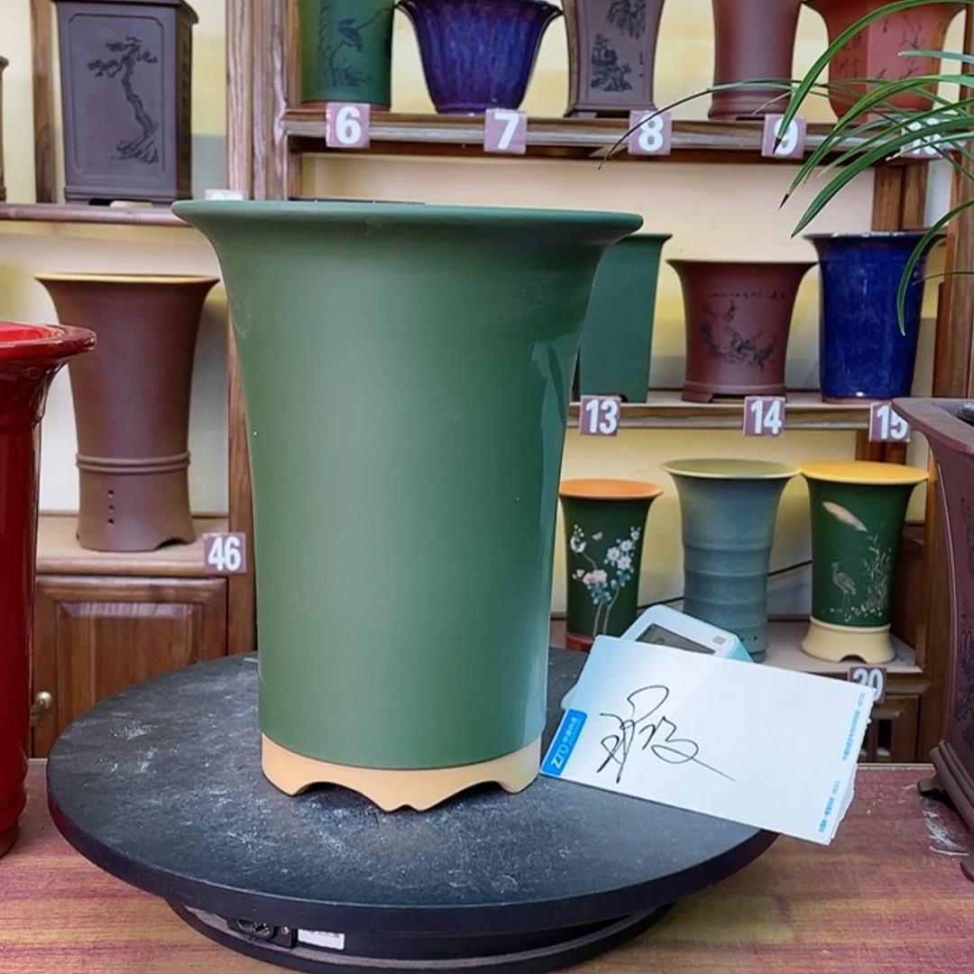 【闪购商品】紫砂花盆兰花455998555999658555