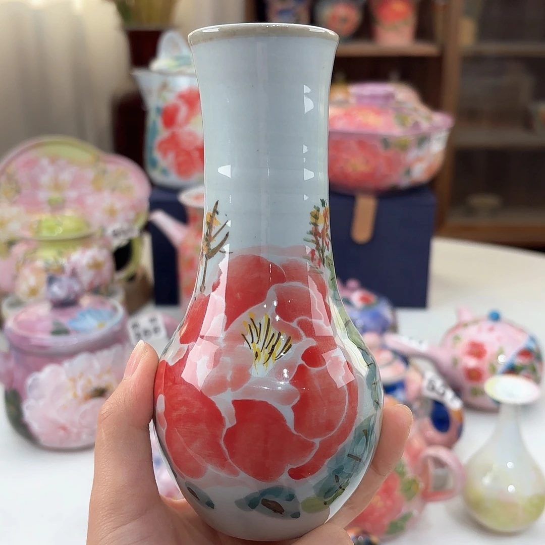 景德镇手绘高温釉下彩陶瓷茶具